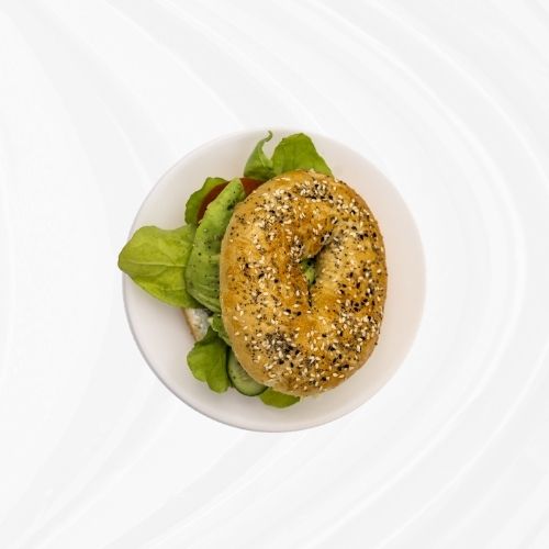 Bagel Pesto Avokado
