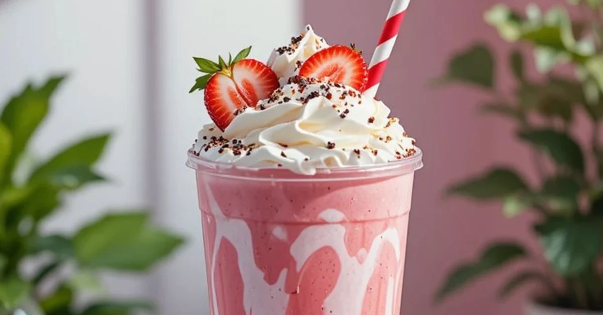 Çilekli Milkshake
